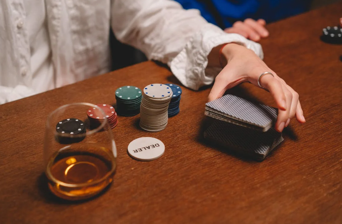playing poker